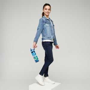 Smiggle - Botella de agua Mirage de 650 ml sin BPA con pajita