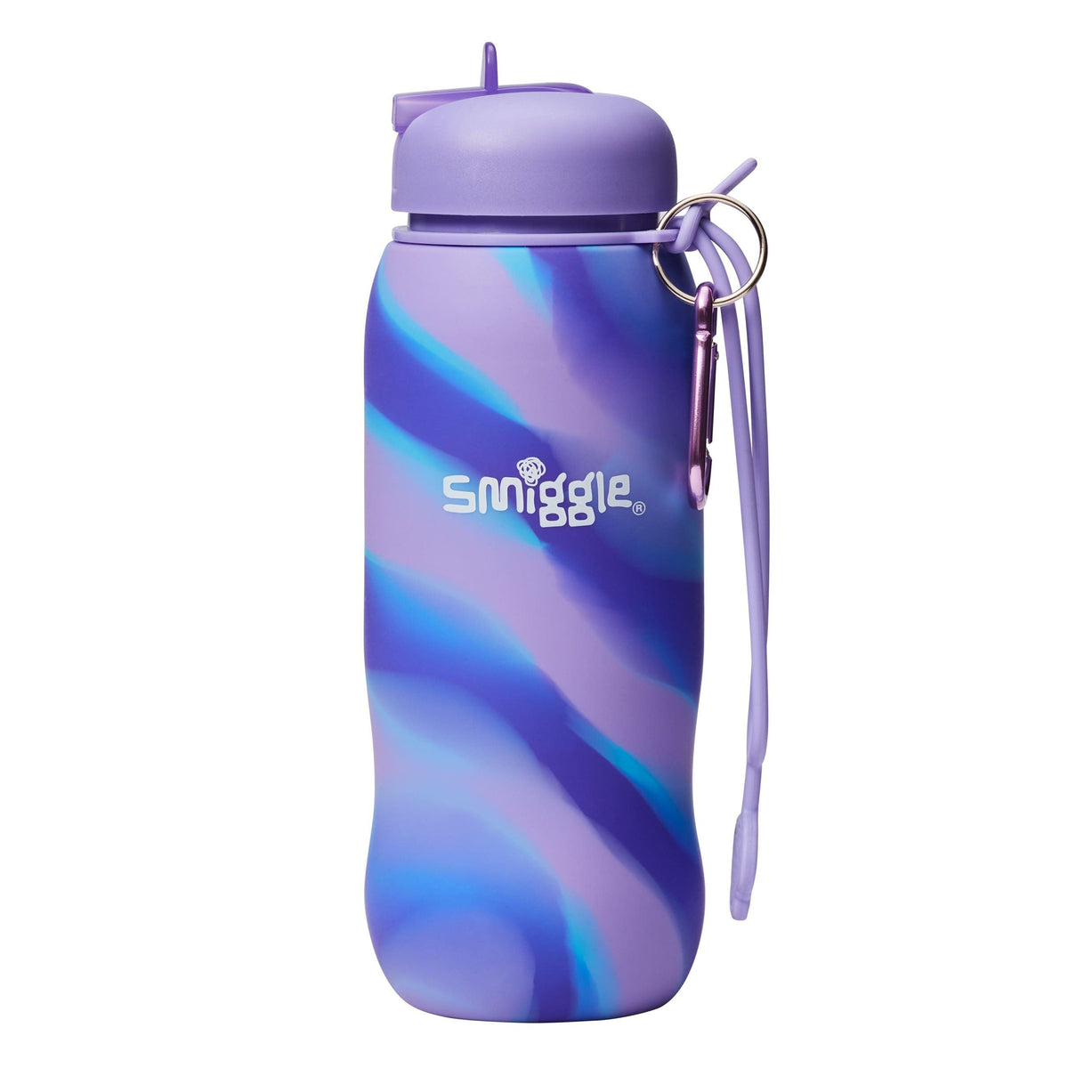 Smiggle - Botella de Agua Plegable de Silicona Mirage de 630 ML sin BPA