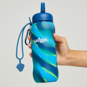 Smiggle - Botella de Agua Plegable de Silicona Mirage de 630 ML sin BPA