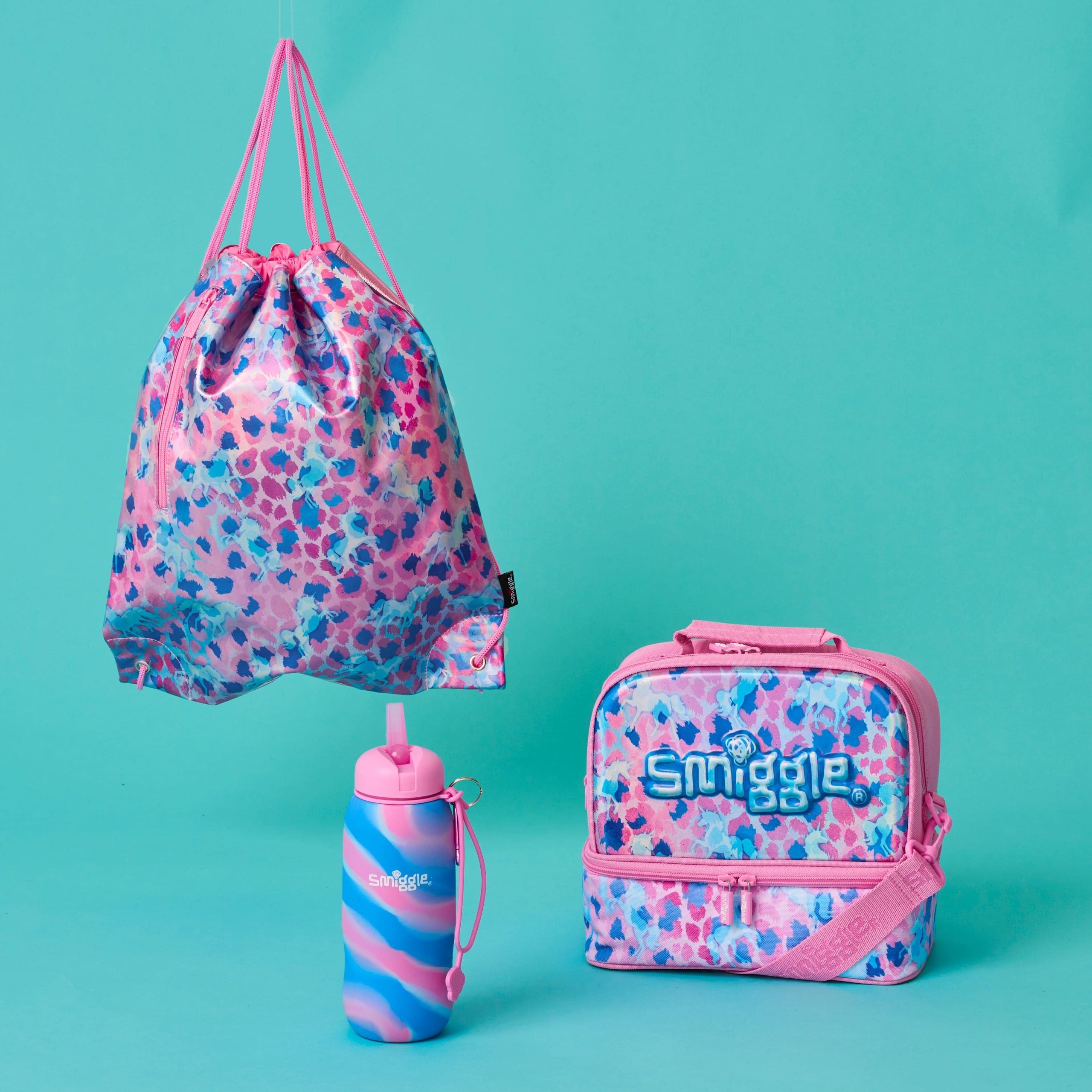 Smiggle - Botella de Agua Plegable de Silicona Mirage de 630 ML sin BPA