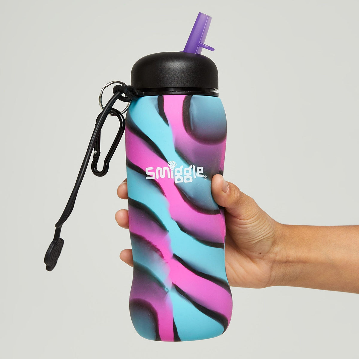 Smiggle - Botella de Agua Plegable de Silicona Mirage de 630 ML sin BPA