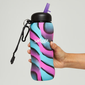 Smiggle - Botella de Agua Plegable de Silicona Mirage de 630 ML sin BPA