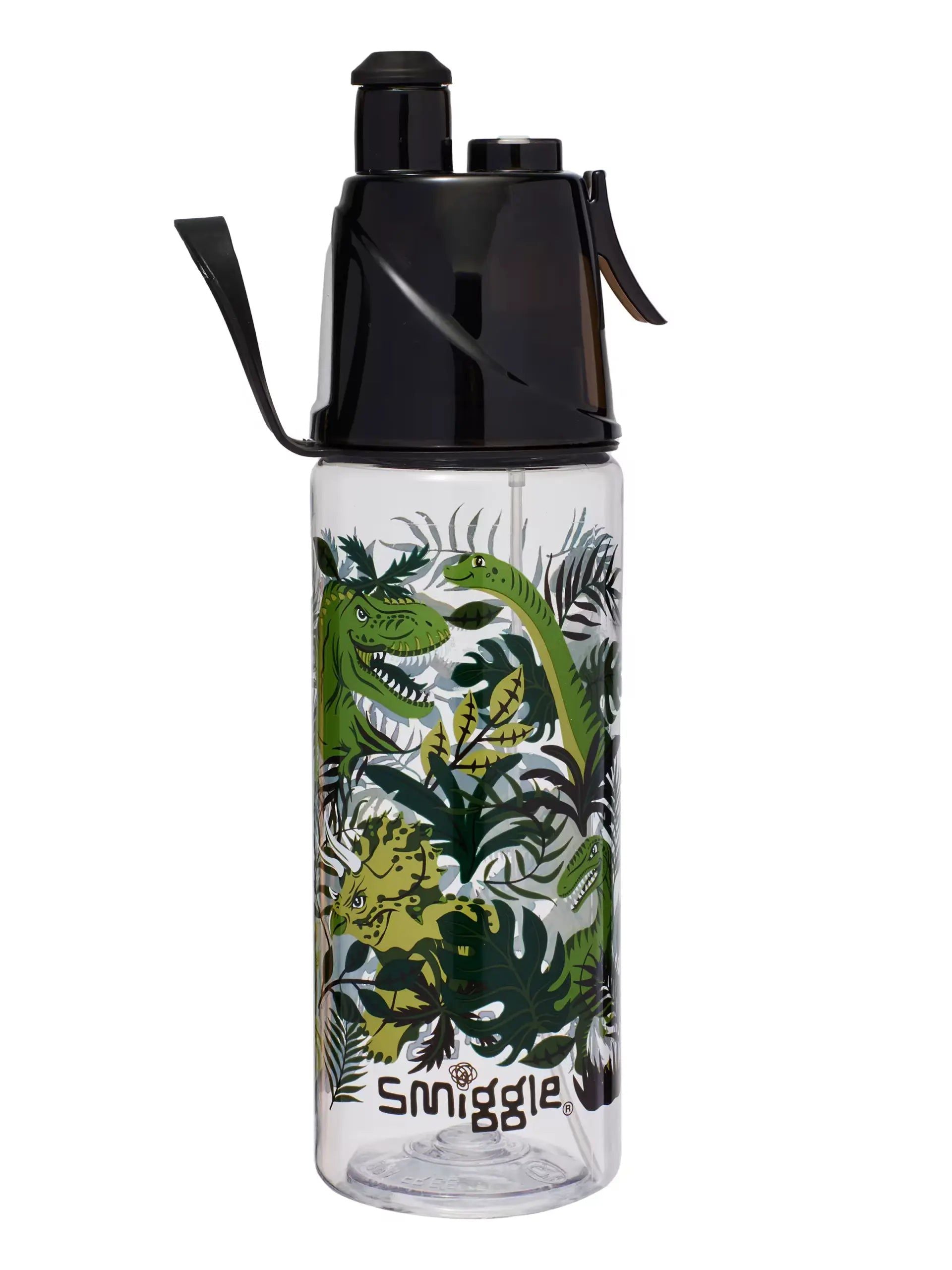 Smiggle - Bidón de agua sin BPA de 560 ml Misty con pulverizador