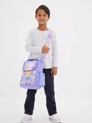 Smiggle - Tales Felices Bolsa de almuerzo y excursión preescolar con etiqueta de nombre