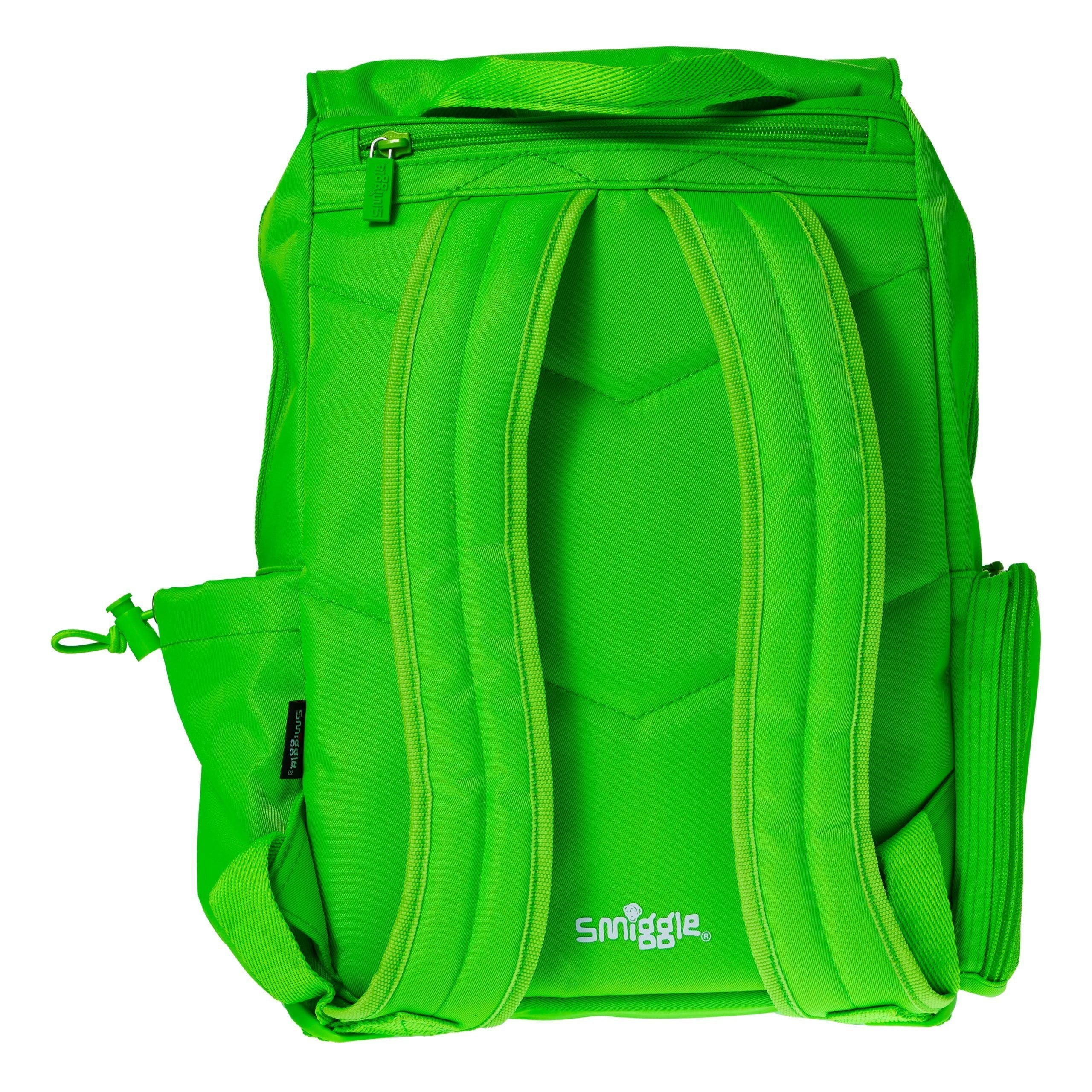 Smiggle - Mochila grande neón