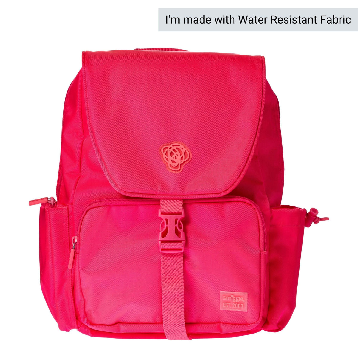 Smiggle - Mochila grande neón