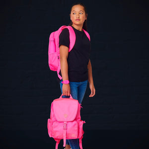 Smiggle - Mochila grande neón