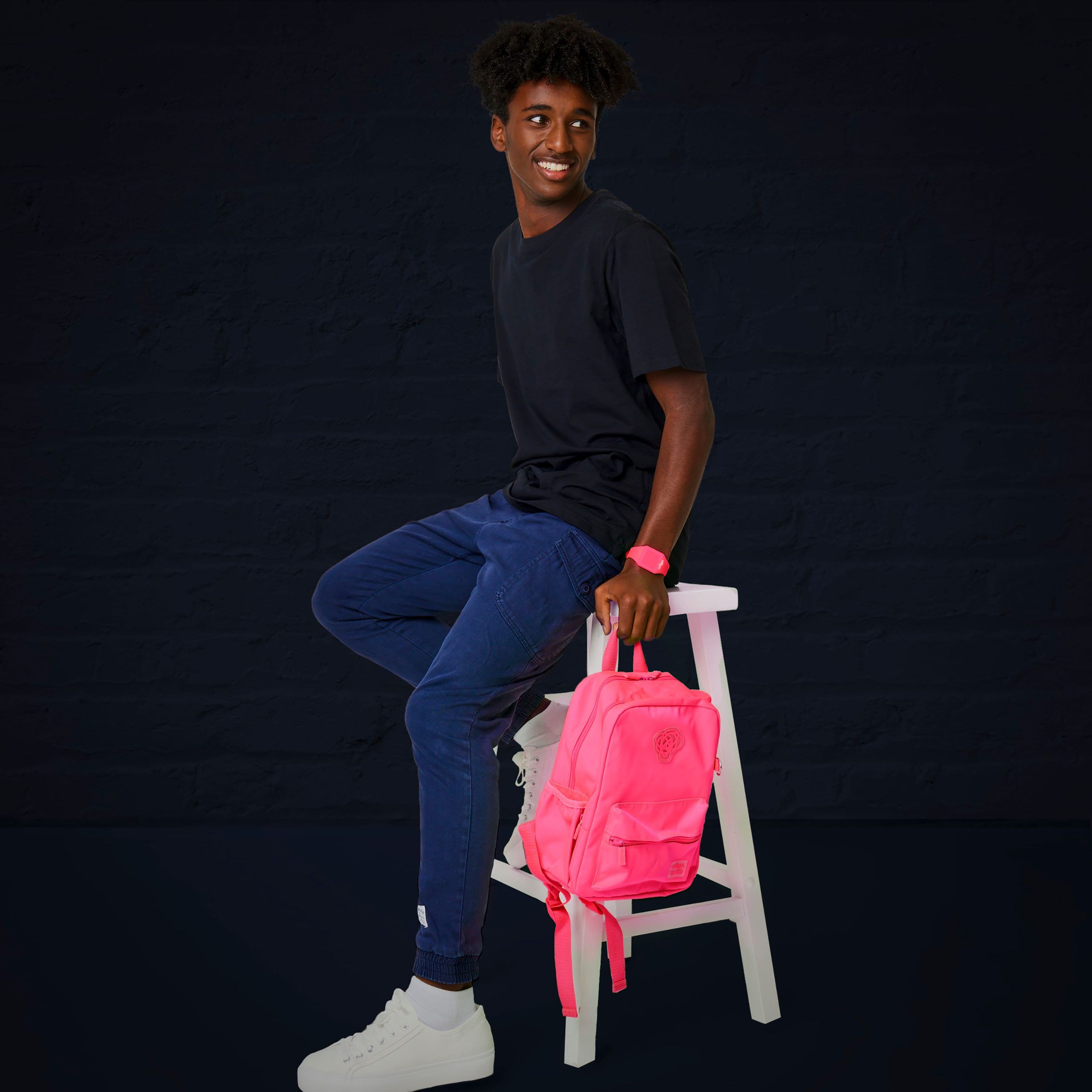 Smiggle - Mini mochila neón
