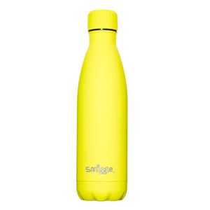 Smiggle - Botella de acero inoxidable de neón de 500 ml