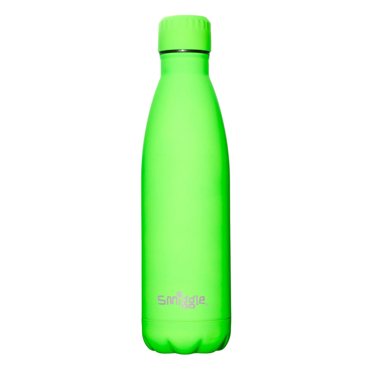 Smiggle - Botella de acero inoxidable de neón de 500 ml