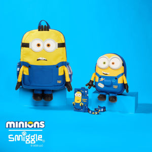 Smiggle - Set de mochila escolar - Minions Junior Otto Mini Pack Escolar