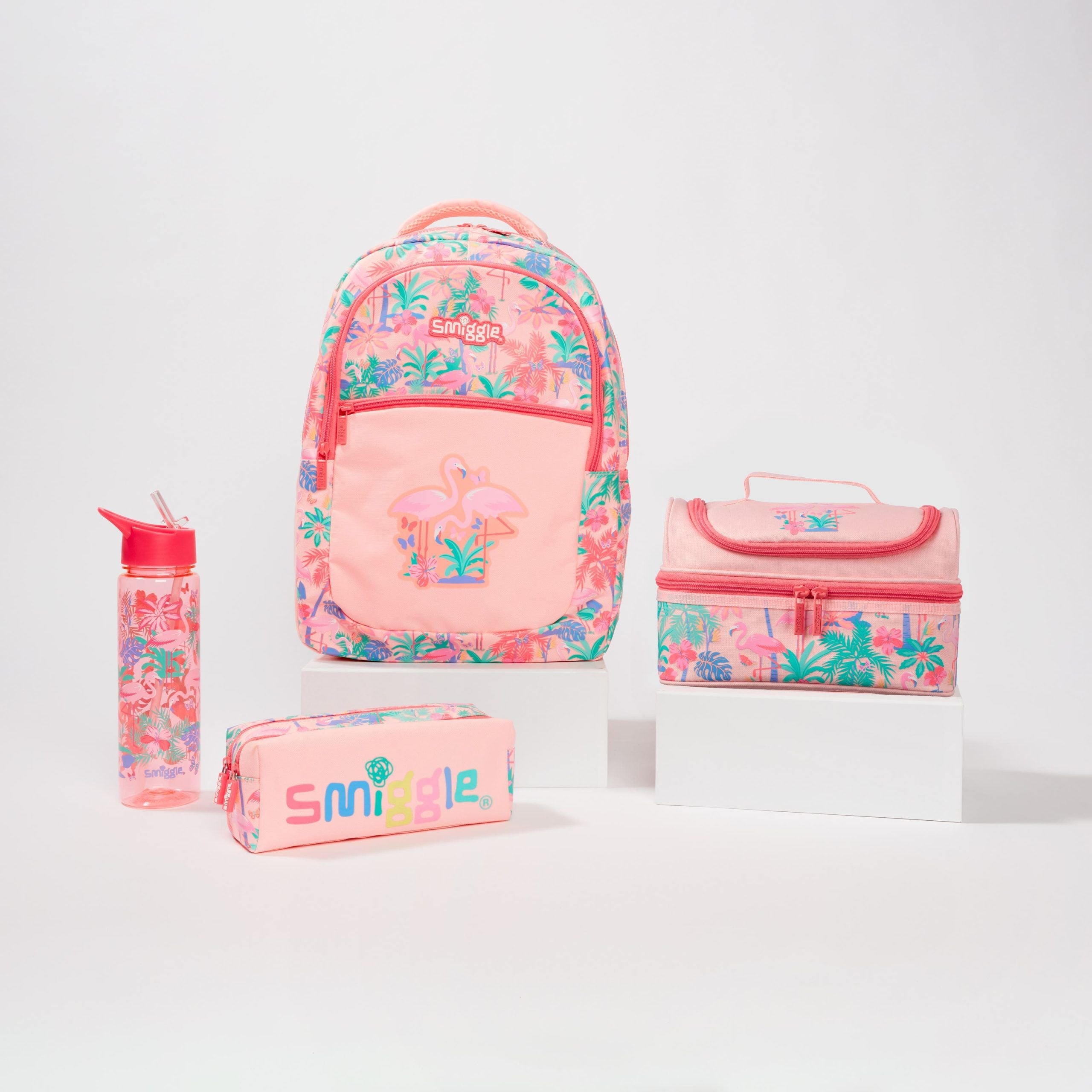 Smiggle - Set de mochila - Paquete escolar Neat Pelican