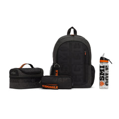 Smiggle - Set de mochila escolar - Pack escolar negro