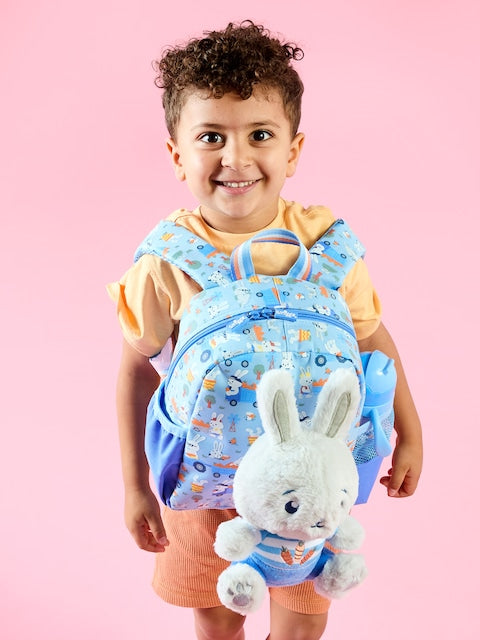 Smiggle - Mochila preescolar Out & About con juguete extraíble