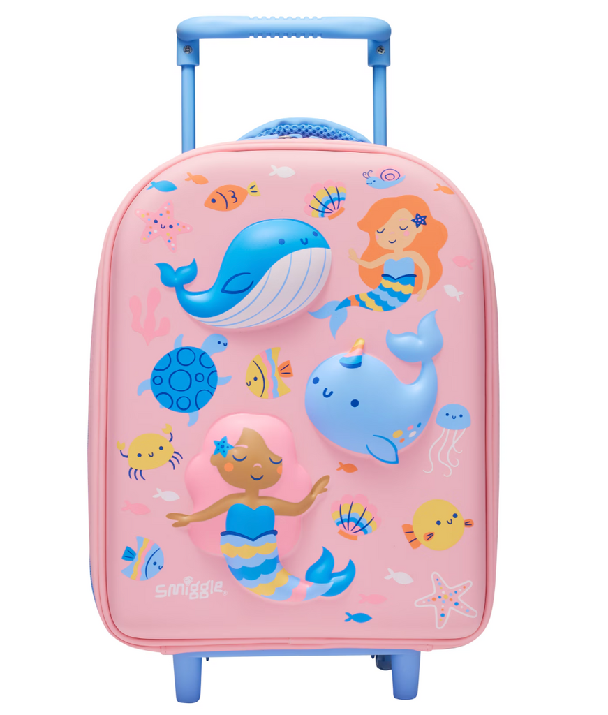 Maleta con ruedas Smiggle - Over and Under para guardería y jardín de infancia