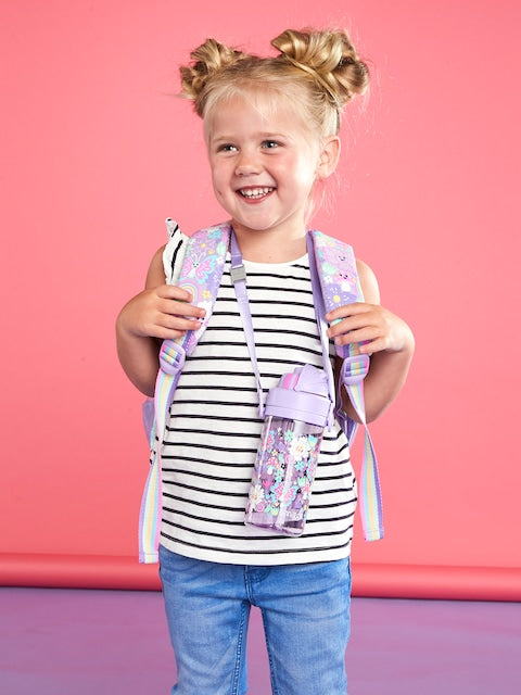 Smiggle - Botella de agua Over And Under Teeny Tiny sin BPA de 400 ml