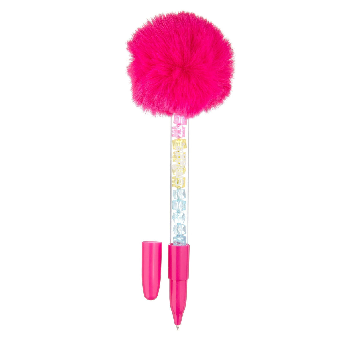 Smiggle - Bolígrafo de pompones perfumado y con gemas