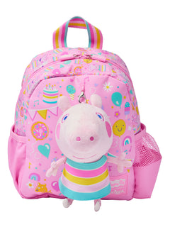 Smiggle - Mochila Escolar Peppa Pig con Juguete Desmontable