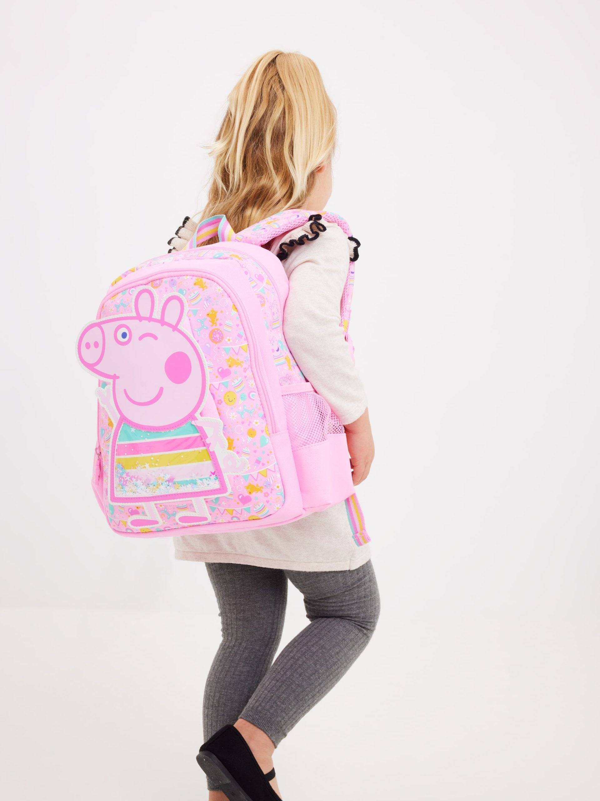 Smiggle - Mochila con capucha junior Peppa Pig