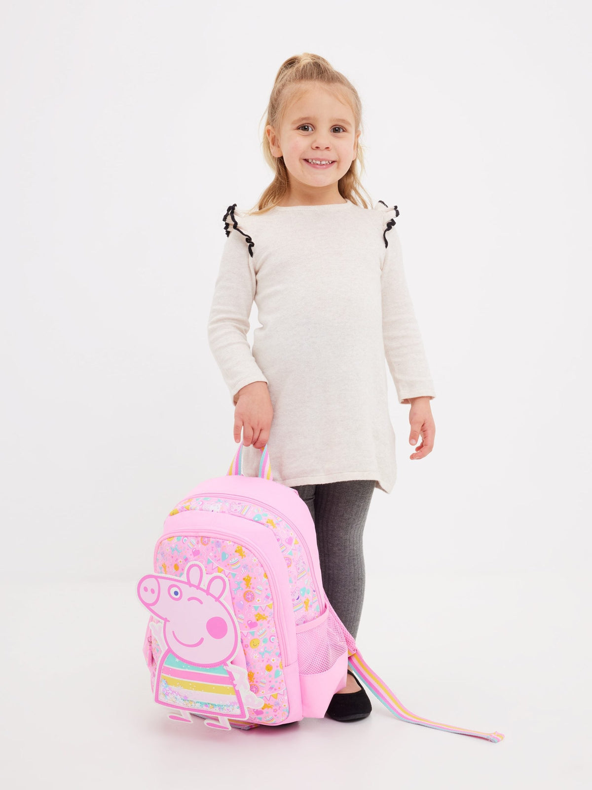 Smiggle - Mochila con capucha junior Peppa Pig