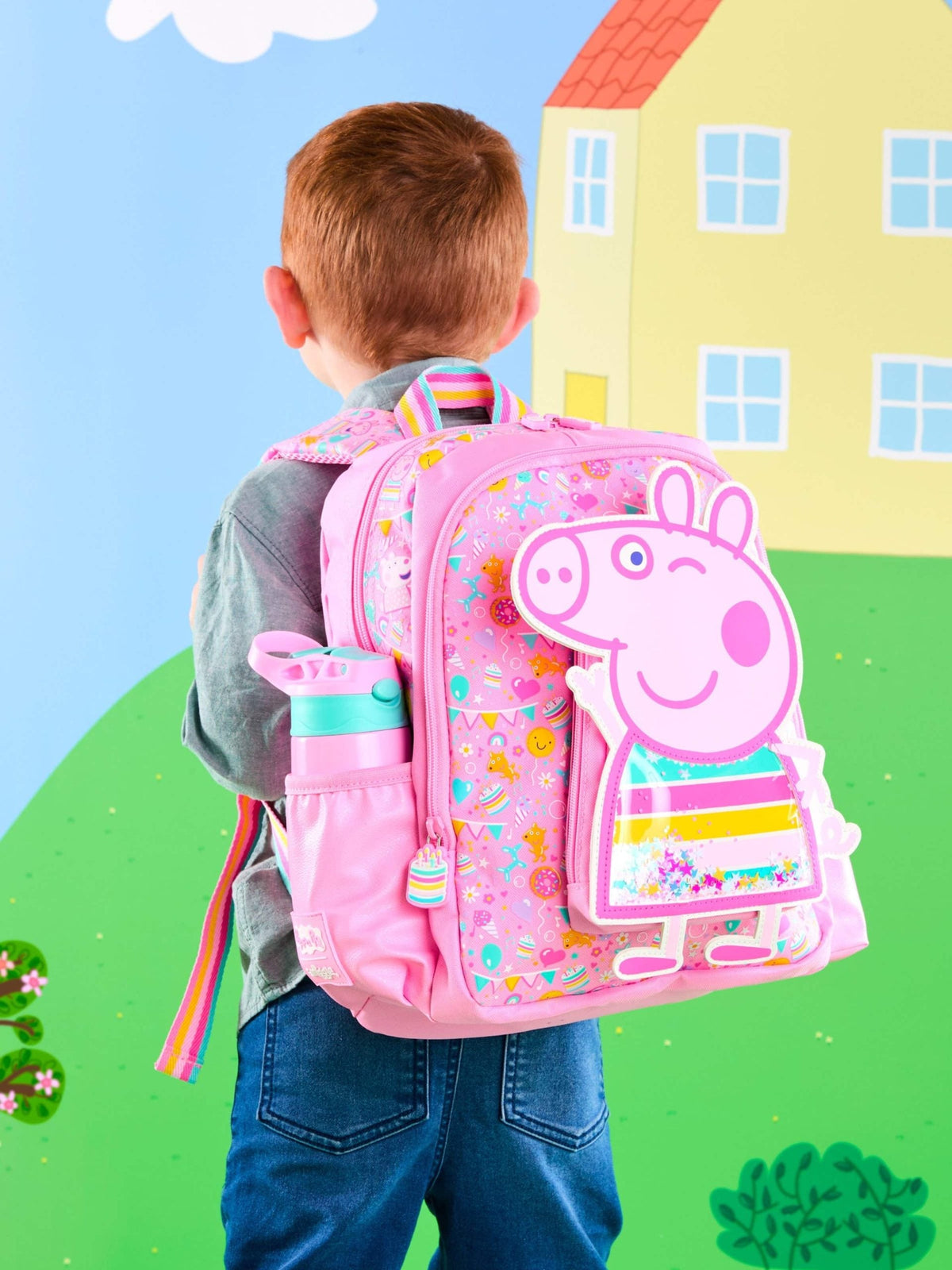 Smiggle - Mochila con capucha junior Peppa Pig