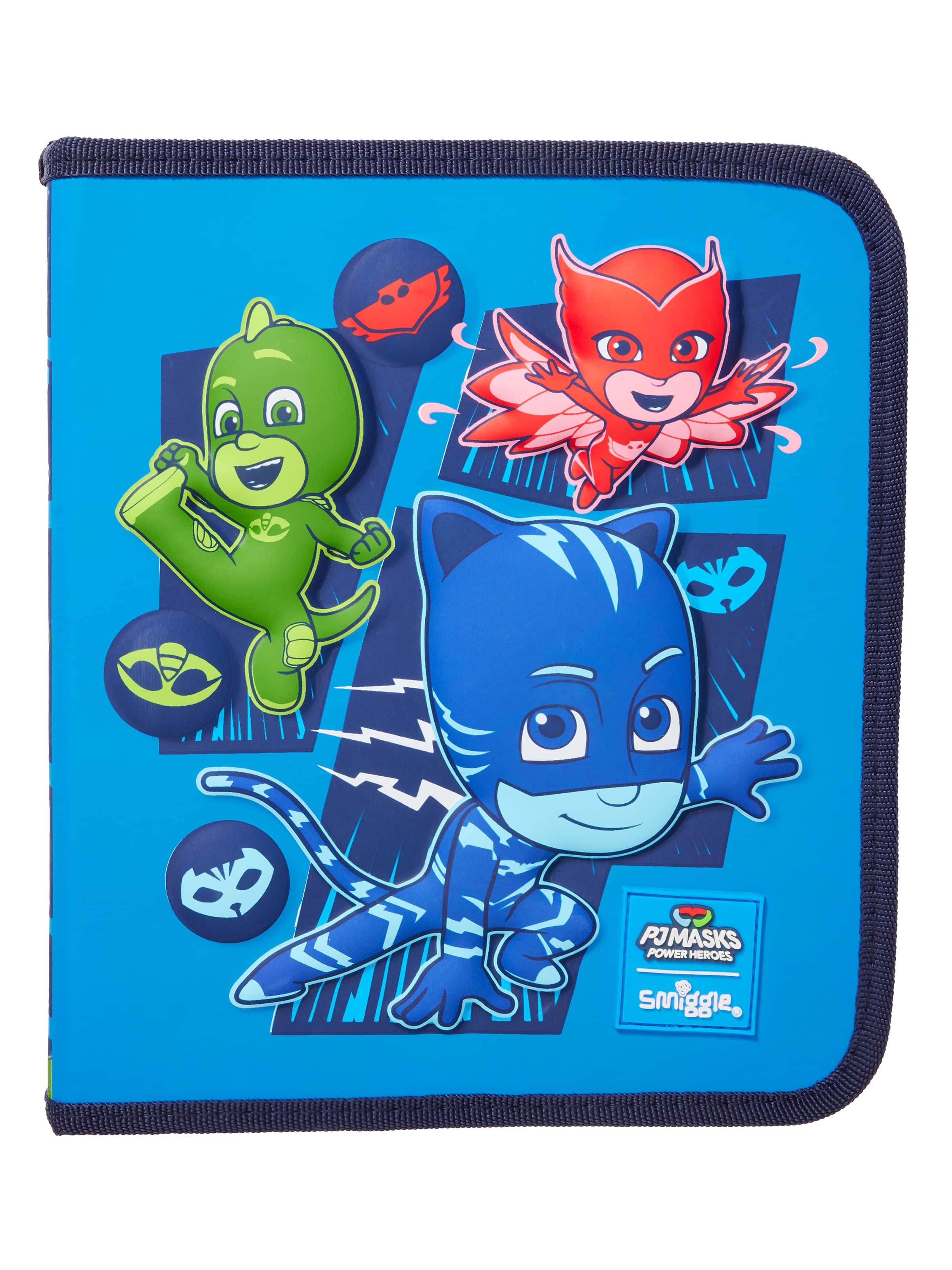 Smiggle - Set de papelería y estuche PJ Masks