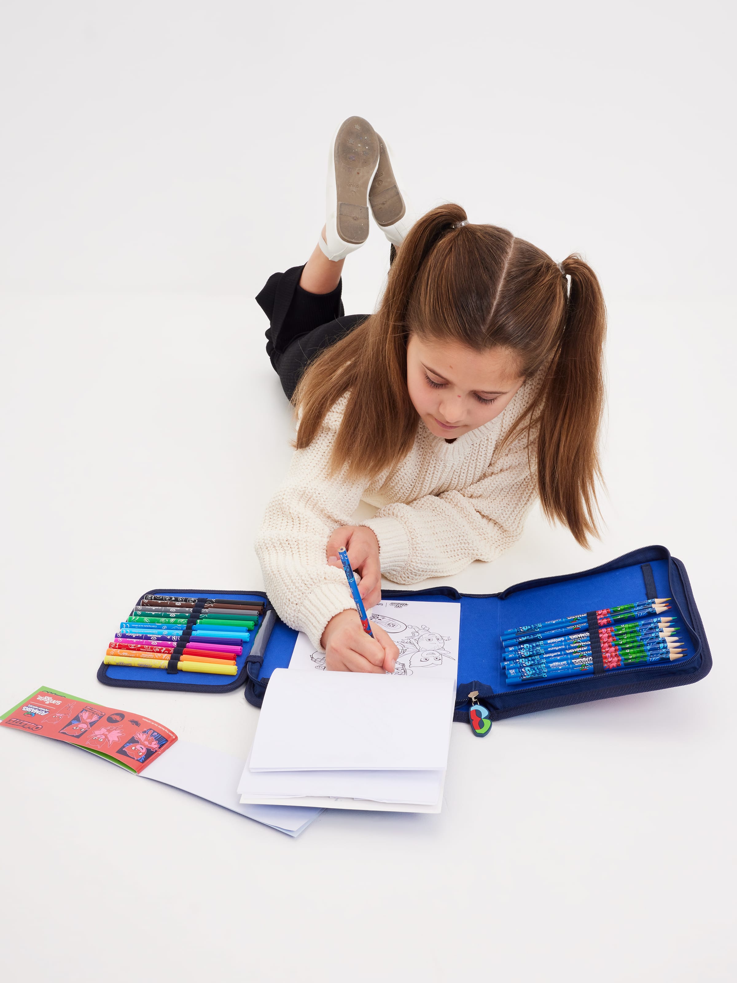 Smiggle - Set de papelería y estuche PJ Masks