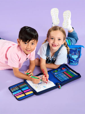 Smiggle - Set de papelería y estuche PJ Masks