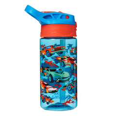 Smiggle - Botella de agua Pop Junior de 430 ml con pajita oculta
