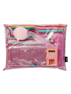Smiggle - Pop Out Good Times Estuche Automático con Calculadora y Set de Papelería