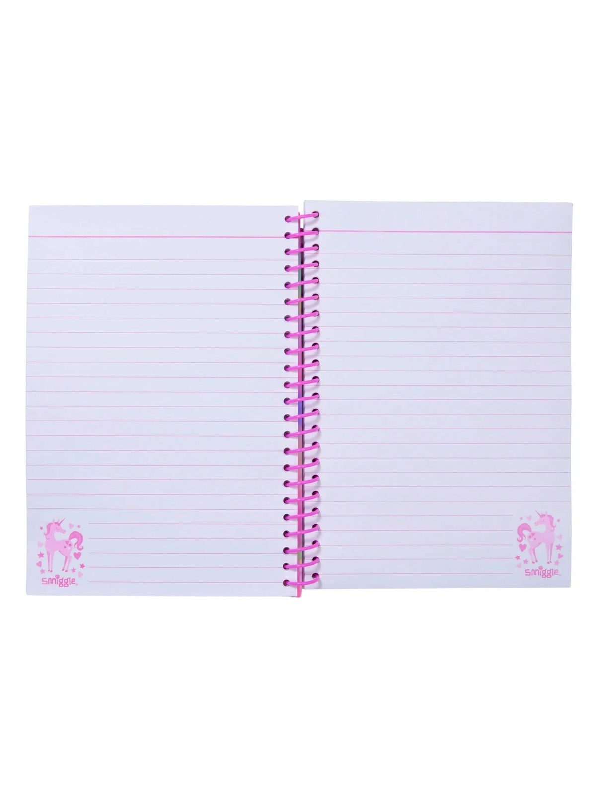 Smiggle - Cuaderno A5 rayado Popit Unicornio Popem