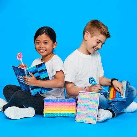 Smiggle - Libreta con líneas A5 Popit Fidget