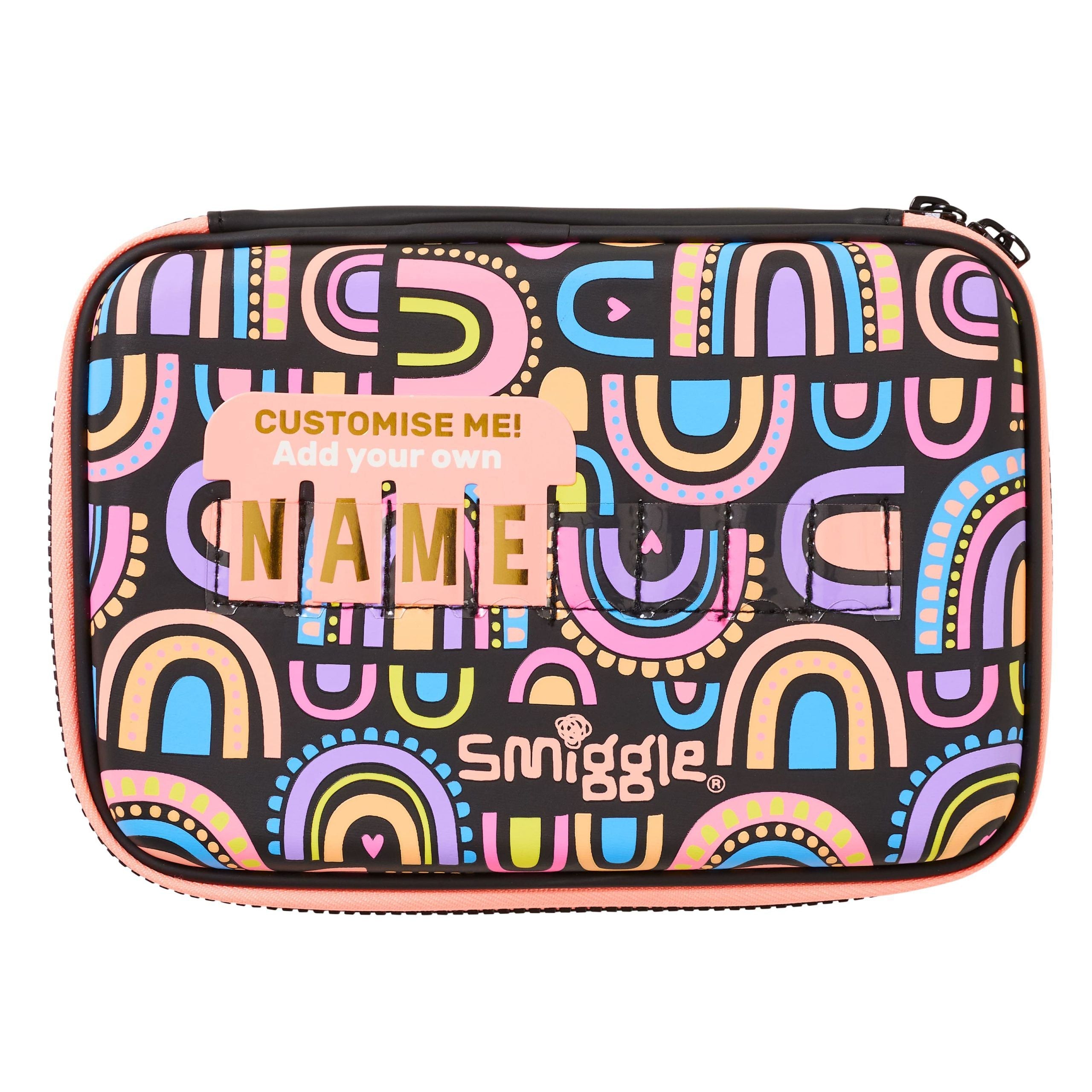 Smiggle - Estuche Rígido con Placa de Identificación