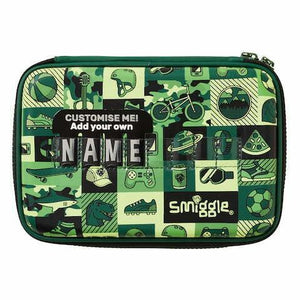 Smiggle - Estuche rígido con placa para nombre