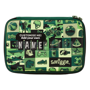 Smiggle - Estuche rígido con placa para nombre