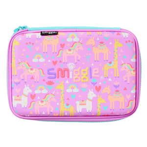 Smiggle - Estuche rígido con placa para nombre