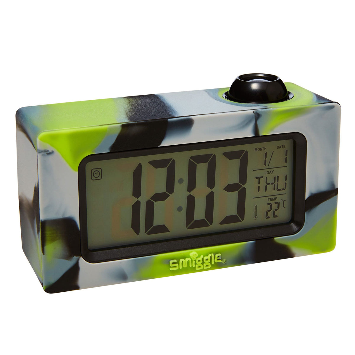 Smiggle - Reloj despertador digital de sobremesa con proyector