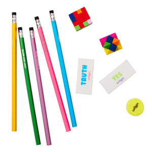 Smiggle - Pack de lápiz y goma de borrar "Puzzle Fun"