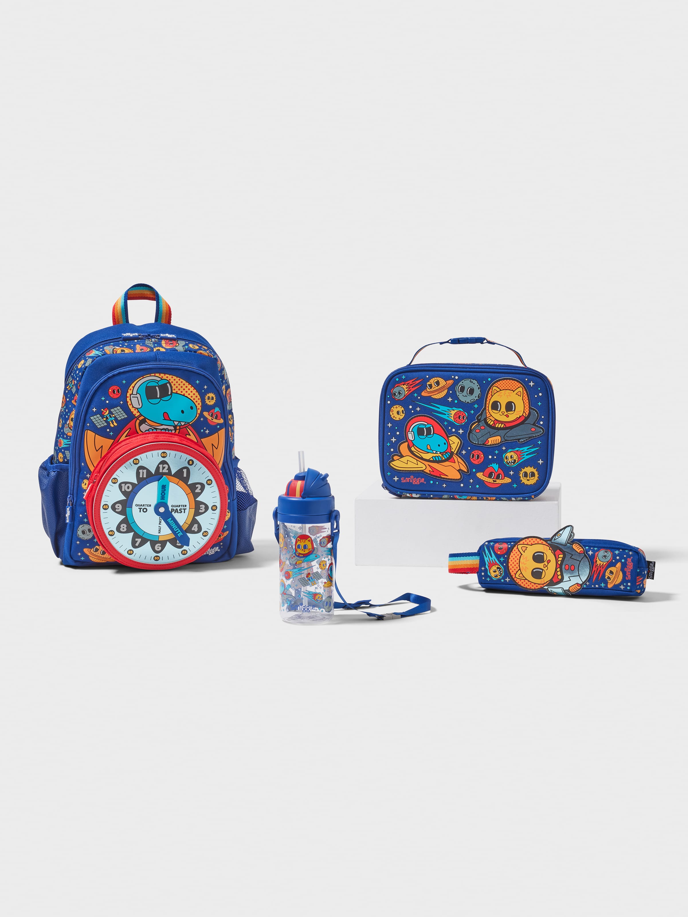 Smiggle - Set de 4 mochilas escolares de guardería y preescolar