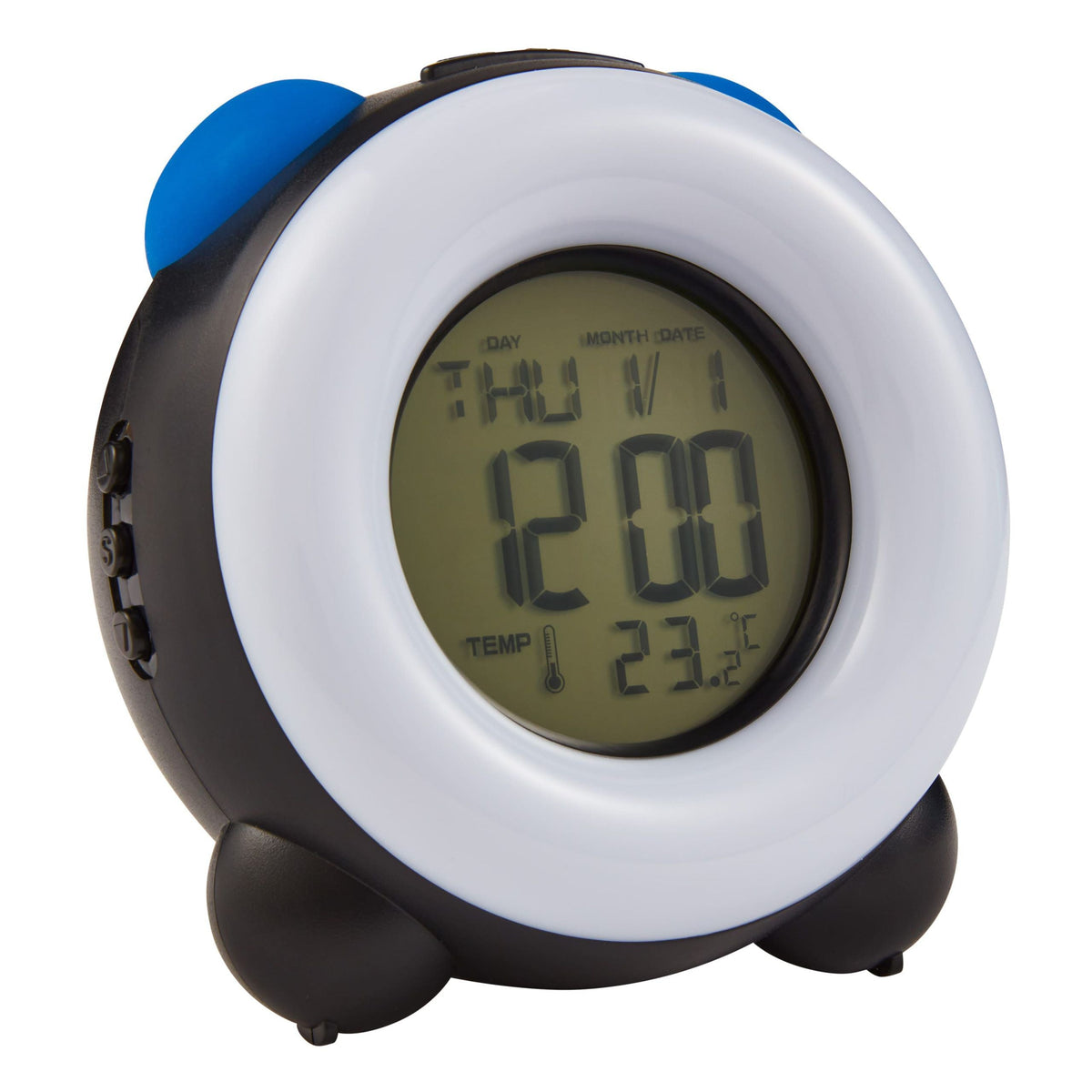 Smiggle - Reloj despertador retro con luz