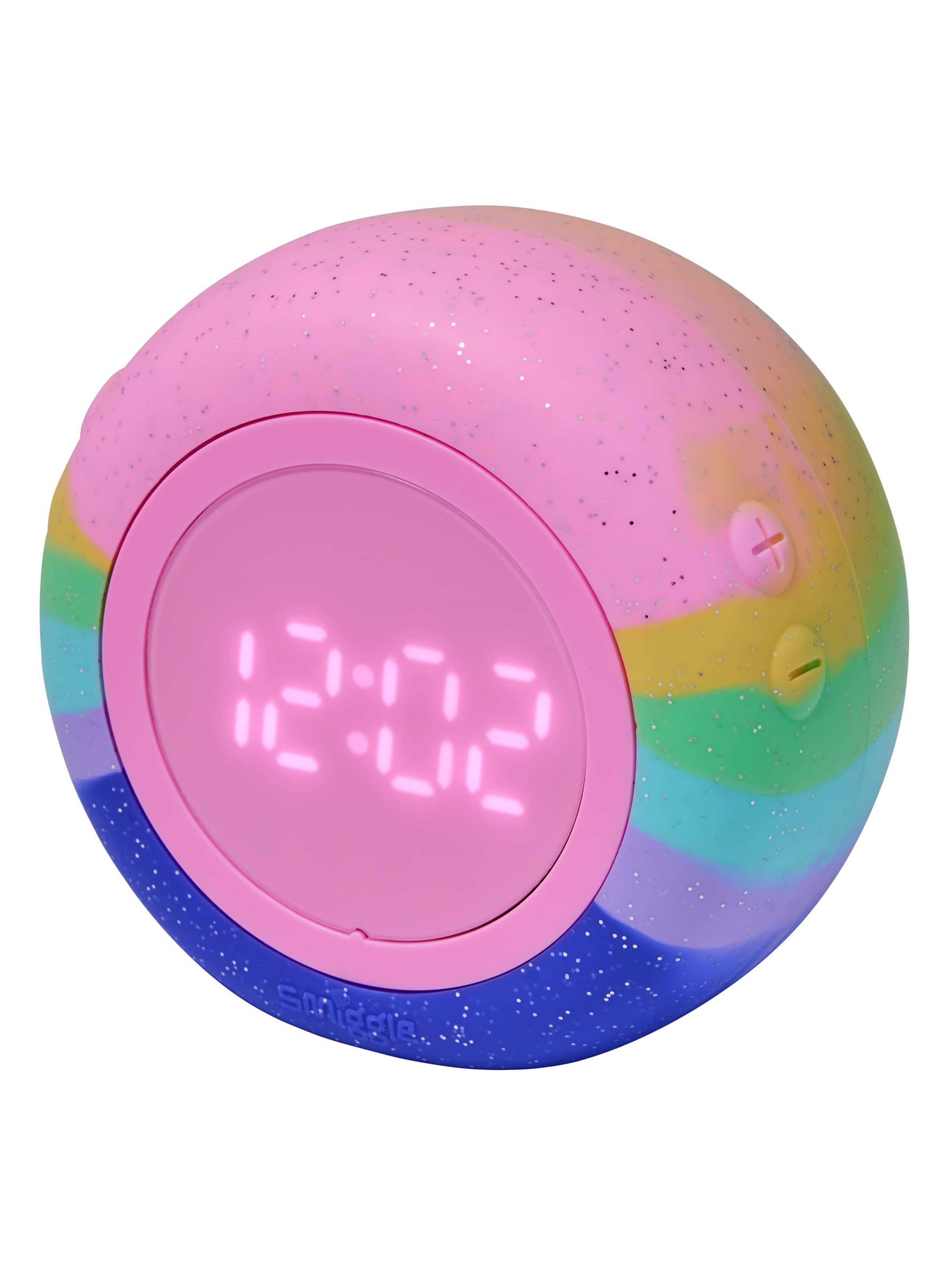 Smiggle - Reloj despertador digital redondo