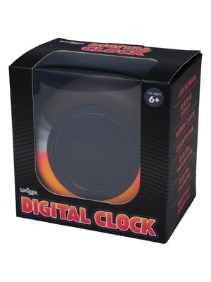 Smiggle - Reloj despertador digital redondo
