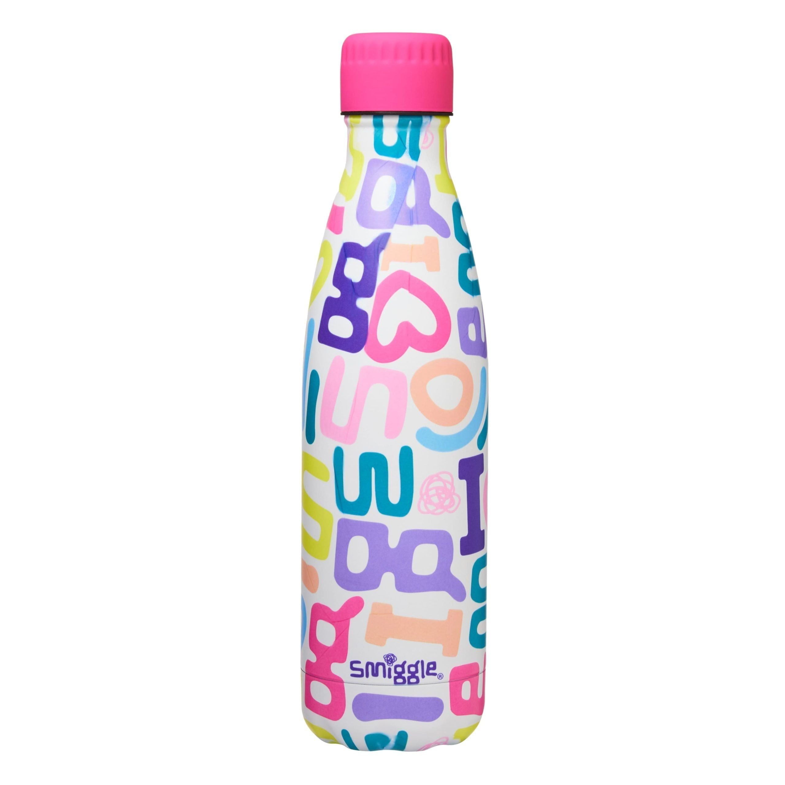 Smiggle - Botella de acero inoxidable Rush Wonder de 500 ml