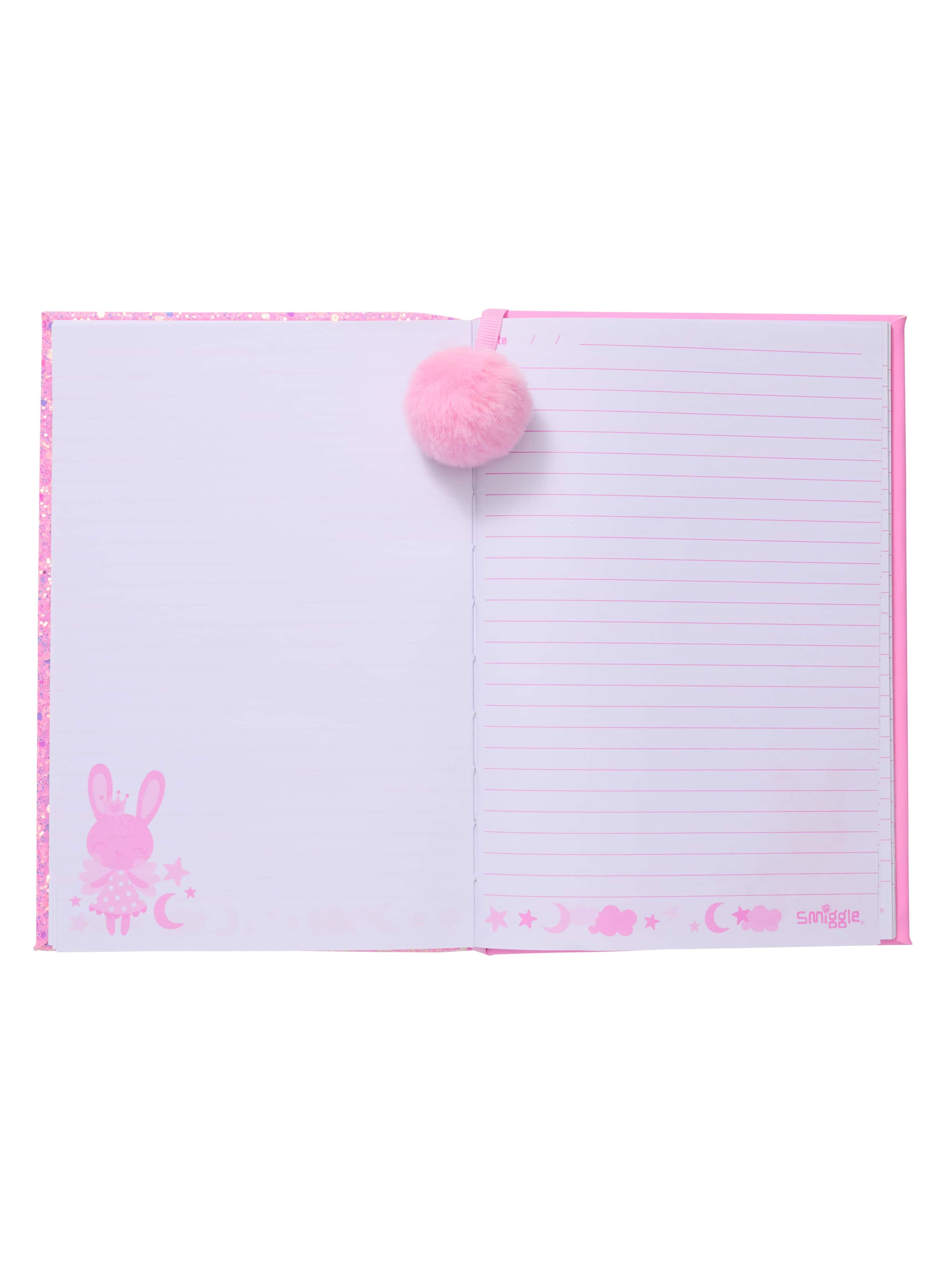 Smiggle - Cuaderno A5 de doble cara Sequin Dreams