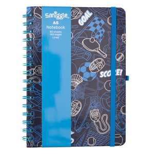 Smiggle - Cuaderno A5 con espiral Shine