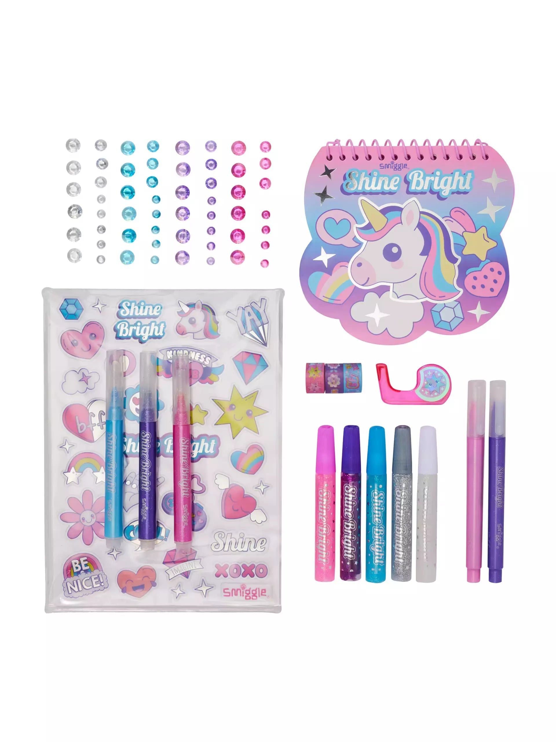 Smiggle - Kit de arte y diseño Shine Bright