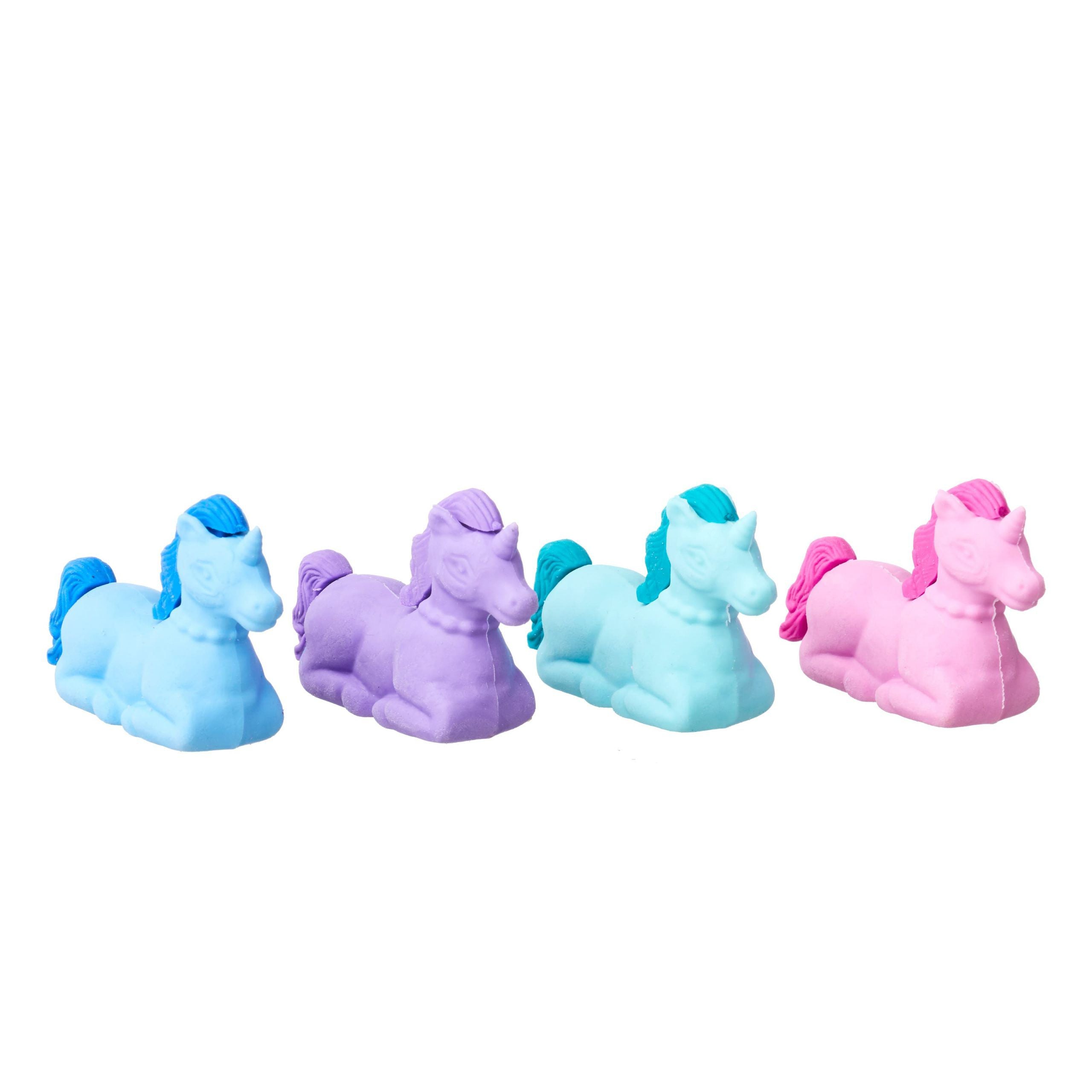 Smiggle - Unicornios en huevo de la goma de borrar, el mundo de la goma de borrar