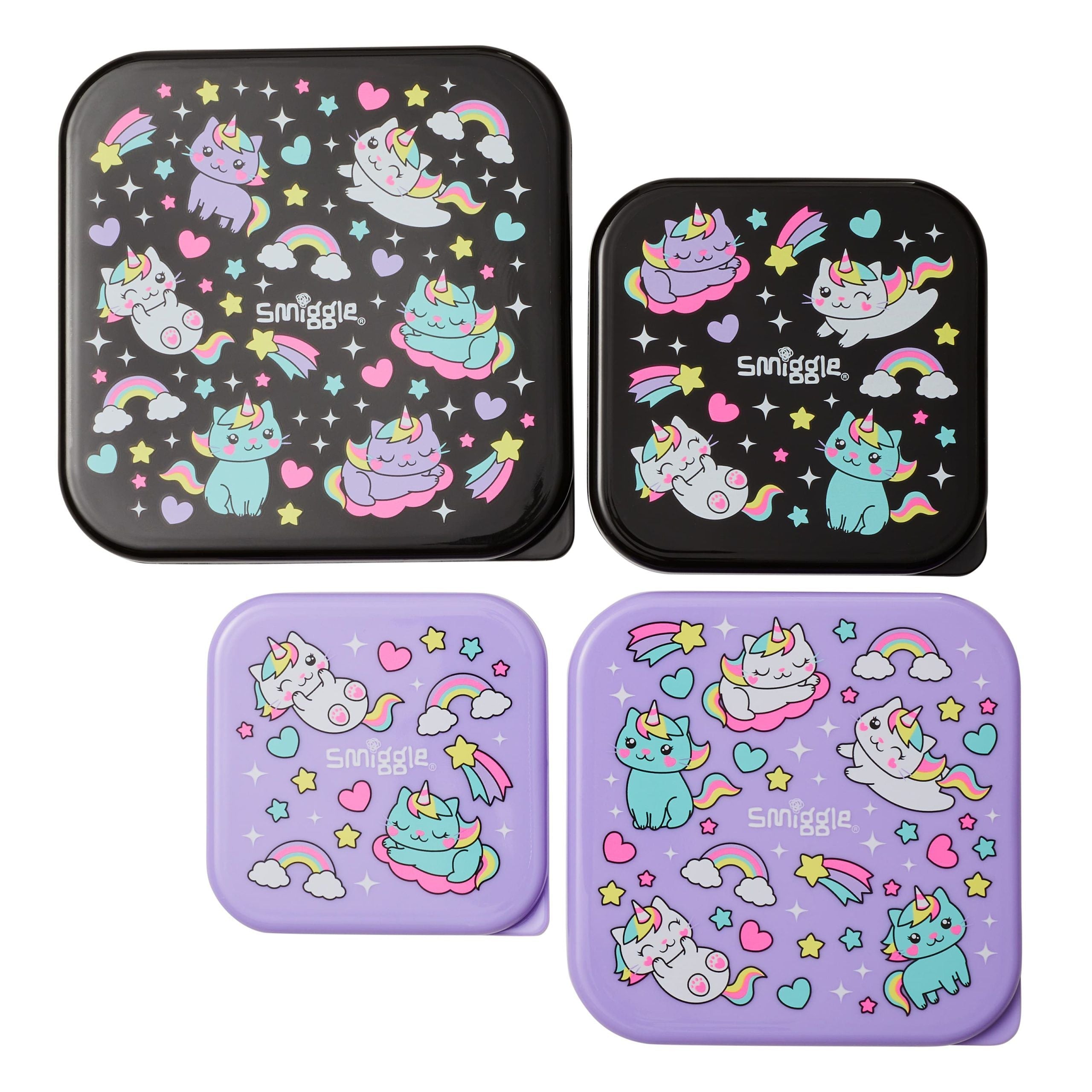 Smiggle - Tuppers infantiles Sky Hi Junior (4 piezas)