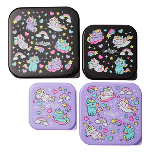 Smiggle - Tuppers infantiles Sky Hi Junior (4 piezas)