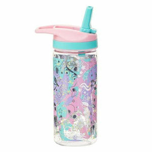 Smiggle - Botella de agua con pajita sin BPA Sky Hi Junior de 440 ml